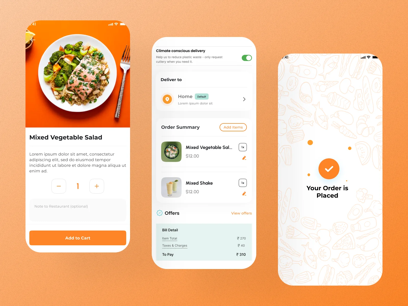 SpeedFood - Figma UI Kit for Food delivery app