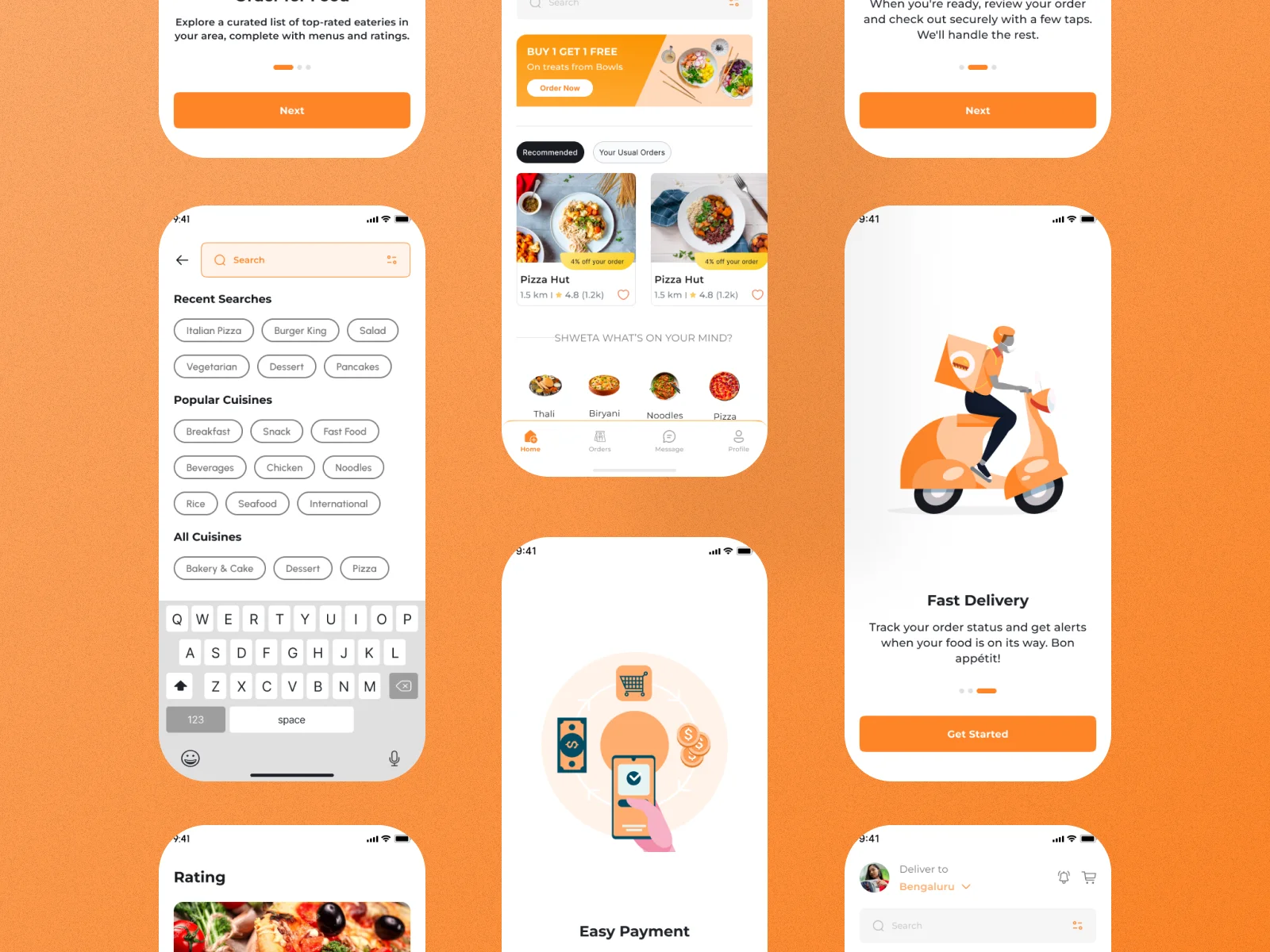 SpeedFood - Figma UI Kit for Food delivery app