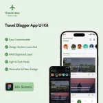 Wanderlust – Figma UI Kit For Travel Blog