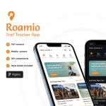 Roamio – Figma UI Kit for Trail Tracker App